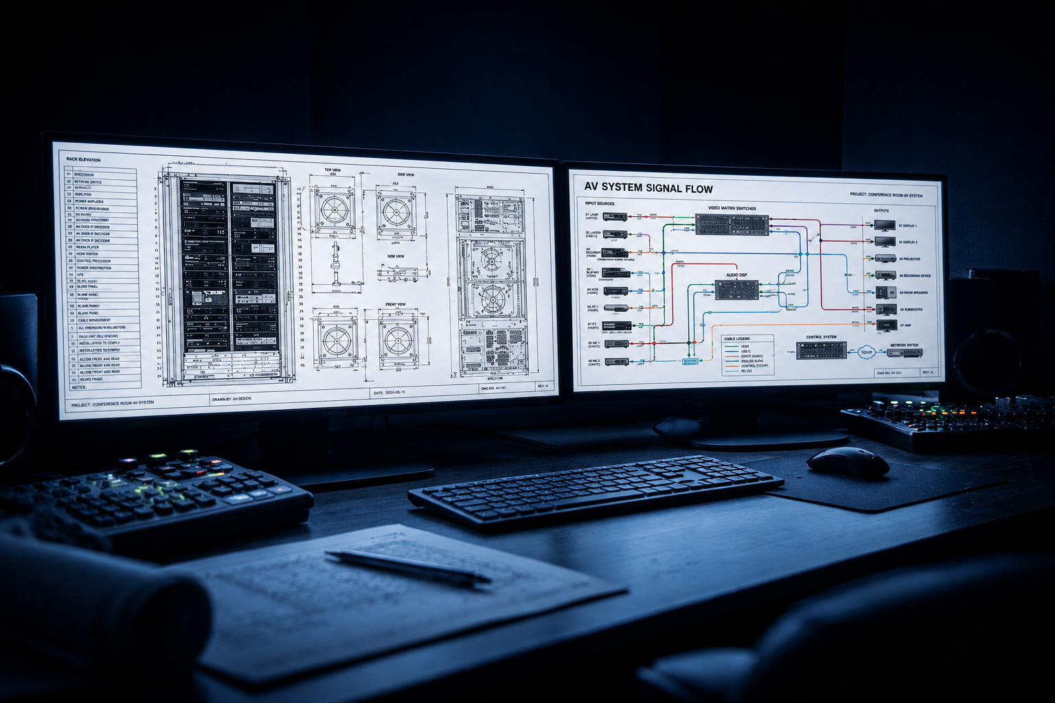 AV systems design and consulting Los Angeles