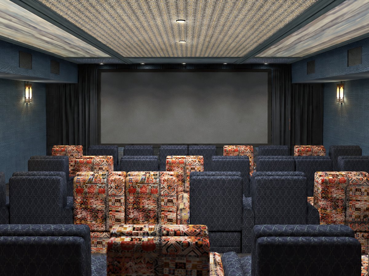 hClub LA 36-seat screening room with Meyer Sound cinema audio